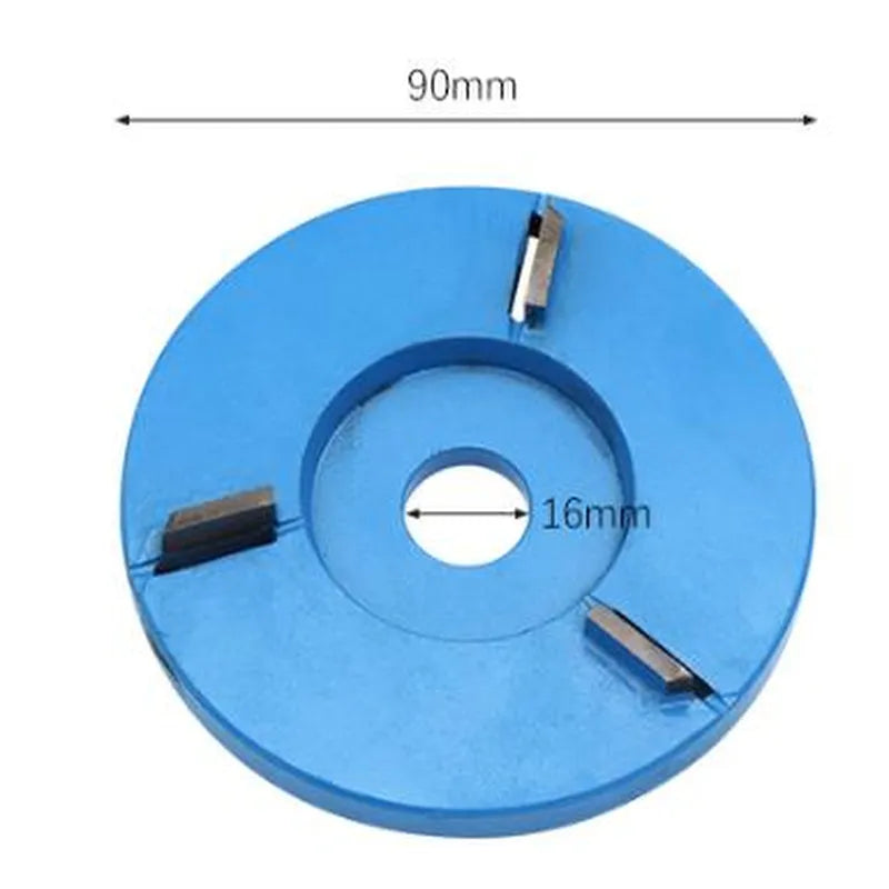 Meterk Six Teeth Power Wood Carving Disc Tool Milling Cutter For 16mm Aperture Angle Grinder Power Tool Accessories - Minihomy