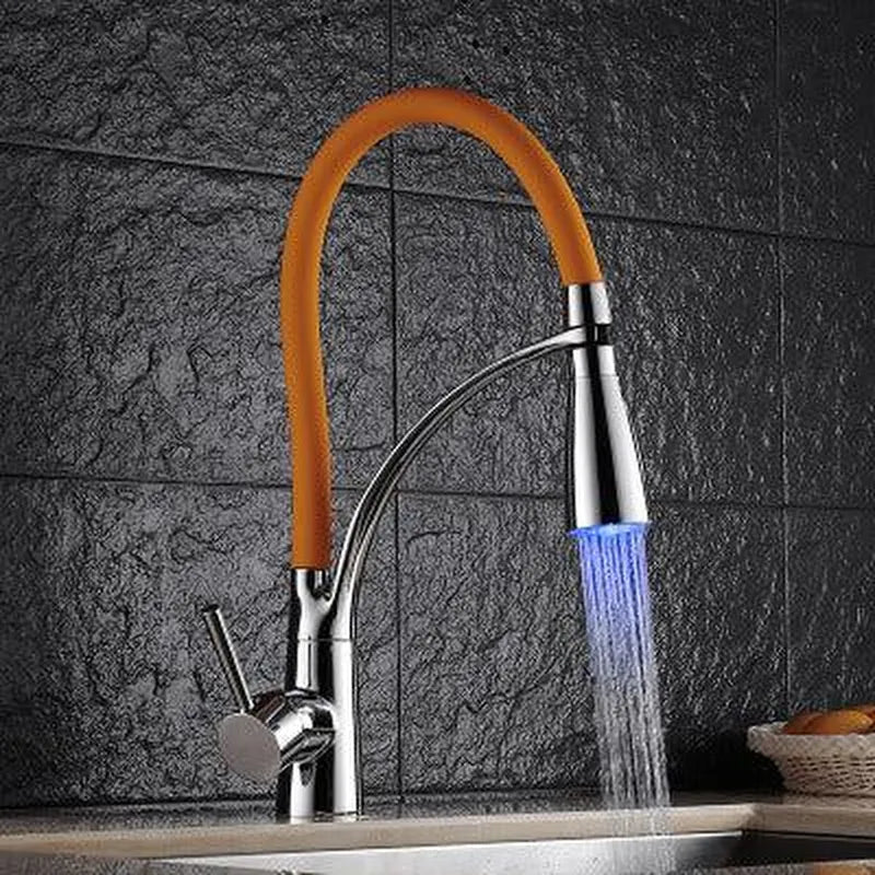 Kitchen faucet with cold tropical lamp - Minihomy