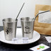 Nordic Metal Simple Style 304 Stainless Steel Cold Water Toothbrush Couple Cup - Minihomy