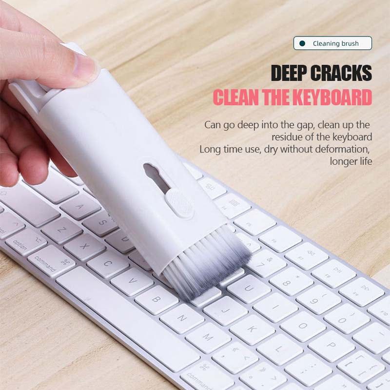 Multifunctional Bluetooth Headset Cleaning Pen Set Keyboard Cleaner Cleaning Tools Cleaner Keycap Puller Kit - Minihomy