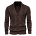 Men's Cardigan Padded Sweater - Minihomy