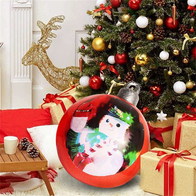 Christmas Ornament Ball Outdoor Inflatable Decorated Ball