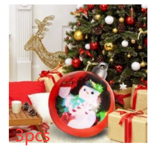 Christmas Ornament Ball Outdoor Inflatable Decorated Ball - Minihomy