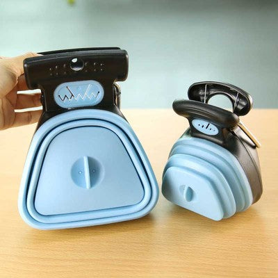 Dog Pet Travel Foldable Pooper Scooper With 1 Roll Decomposable bags Poop Scoop Clean Pick Up Excreta Cleaner - Minihomy