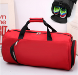 Fitness bag men's sports bag basketball training bag football bag portable travel bag cylinder bag shoulder bag waterproof - Minihomy