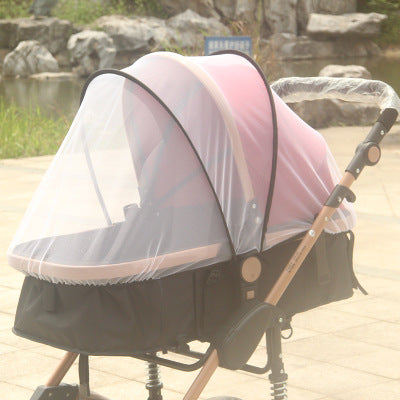 Increase baby stroller nets Baby stroller encryption full cover nets General dustproof and anti-mosquito