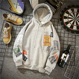 Autumn Men Oversized Hoodies Graphic Printed Men's Pullovers - Minihomy