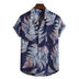 Men Short sleeved beach shirts men - Minihomy