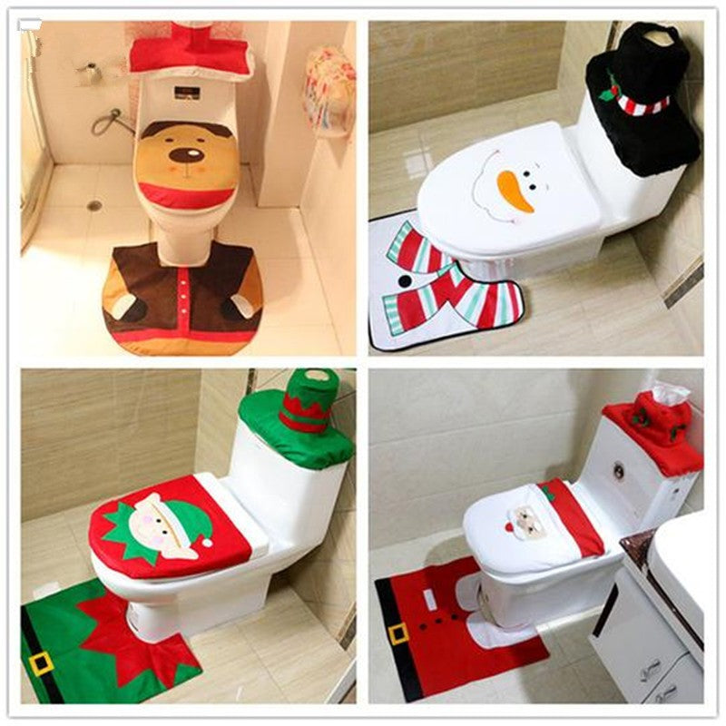 Christmas Toilet Seat Cover