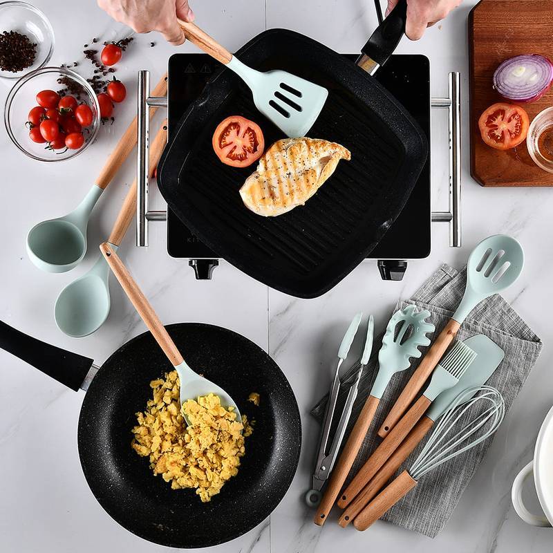 11 pcs non stick spatula kitchenware cooking set - Minihomy