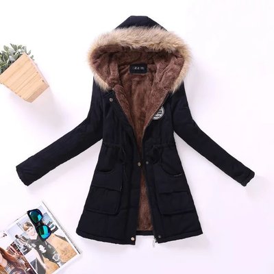 Winter Women Cotton Jacket Padded Casual Slim Coat