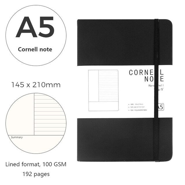 A5 soft leather simple college student bandage book - Minihomy