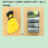 Dog Pet Travel Foldable Pooper Scooper With 1 Roll Decomposable bags Poop Scoop Clean Pick Up Excreta Cleaner - Minihomy