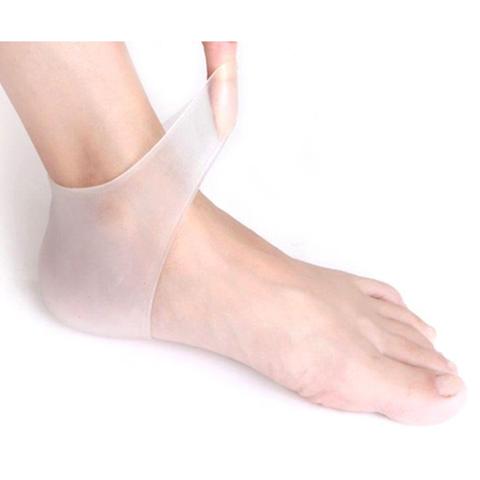 Silicone heel protection relieves heel pain Soft anti-split sleeve Heel sleeve