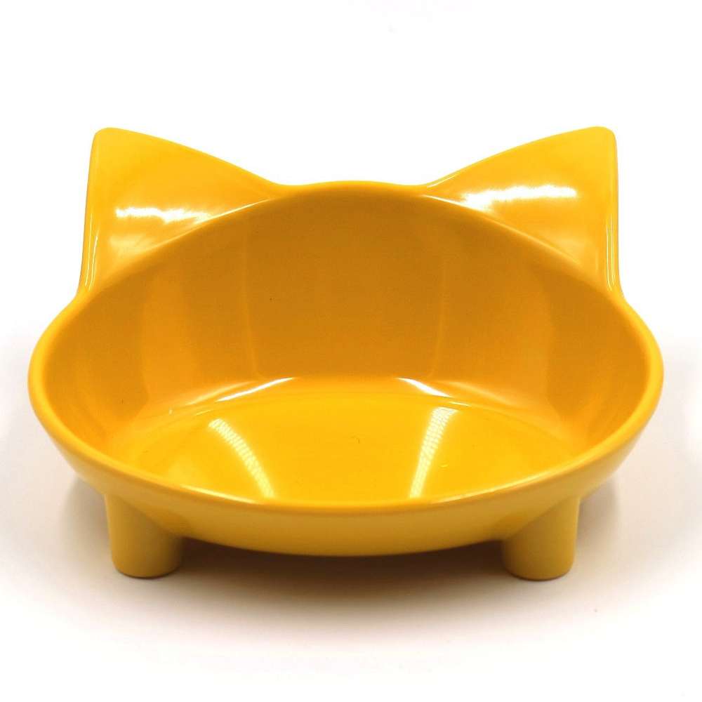 Pet supplies pet bowl melamine slip Colored  Cat Bowl - Minihomy