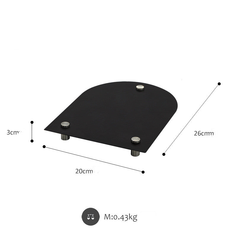 Tray U-shaped Afternoon Tea Snack Tray Nordic Desktop Iron Storage Tray