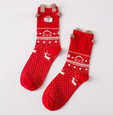 Cute Santa Claus Christmas Socks for Holiday Fun