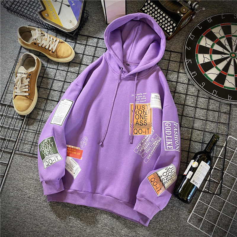 Autumn Men Oversized Hoodies Graphic Printed Men's Pullovers