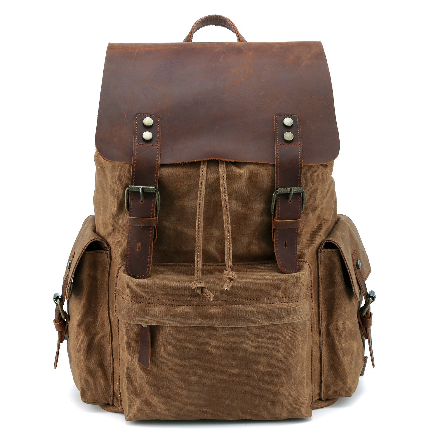 Canvas shoulder bag for men