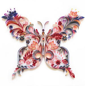 20 Inch Butterfly Quilling Illustration Material Pack Slot - Minihomy