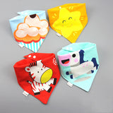 Baby saliva towel Baby Bibs Triangle Double Cotton Bandana Bibs Baby Boys Girls