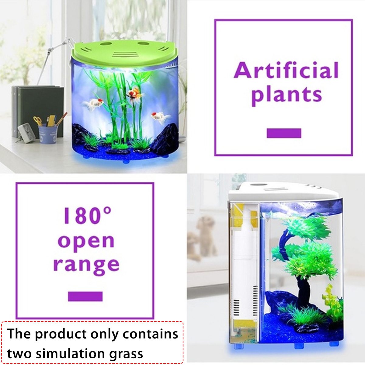 Ecological acrylic fish tank - Minihomy