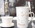 Creative cup ceramic with lid spoon tea cup filter - Minihomy