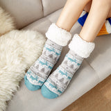 Christmas Socks Female Mid-tube Floor Socks - Minihomy