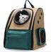 Cat Dog Out Door Portable Backpack Dog Cat astronaut transport travel carrying capsule tote double shoulder canvas bag - Minihomy