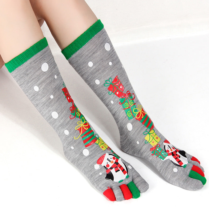 Christmas Five Finger Socks - Minihomy