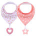 Baby Teether Triangle Baby Bandana Drool Bibs and Teeth Toys - Minihomy