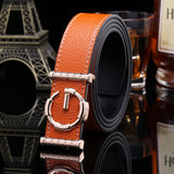 G buckle Ladies luxury belts