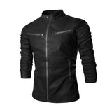 Mens Motorcycle Jacket Men - Minihomy