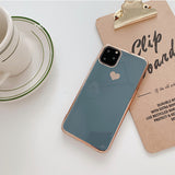 Luxury plating love phone case - Minihomy