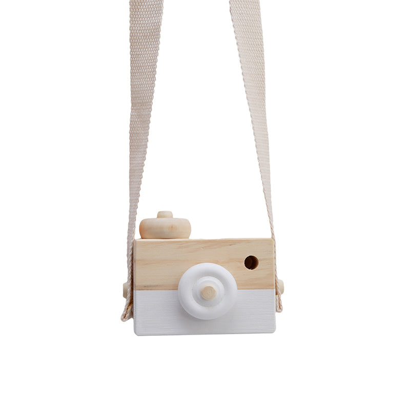 Cute Wooden Camera Toys Baby Kid Hanging Photography Prop Decoration Educational Outdoor Activity Toy Children's Day Happy Gift