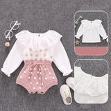 Newborn Knitted Clothes Spring Autumn Toddler Baby Girl Rompers