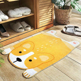 Cartoon Shiba Inu Corgi doormat - Minihomy