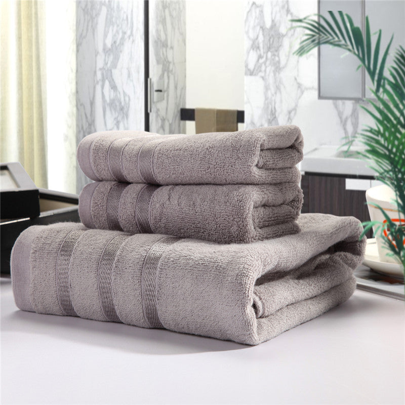 Bamboo Towel Set - Antibacterial And Hypoallergenic - Minihomy