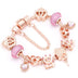 Exquisite ladies bracelet heart crown beaded jewelry - Minihomy