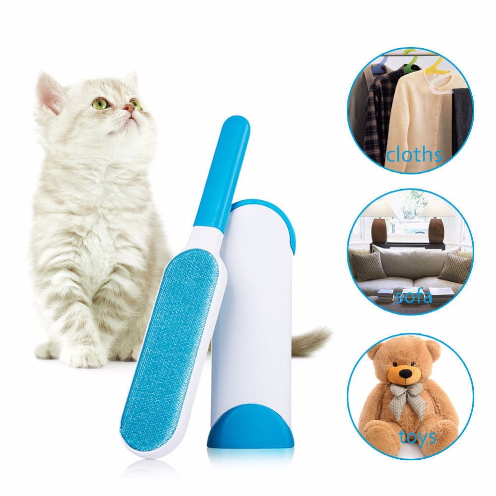 Cat Dog Hair Removal Comb Sofa Sticky Hair Brush - Minihomy