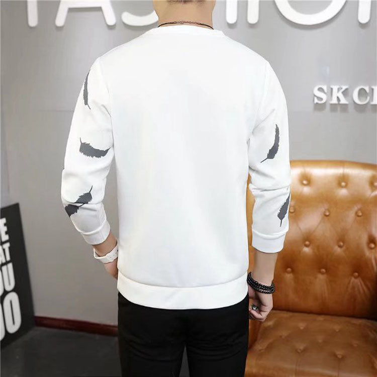 Feather sweater youth casual loose long sleeves