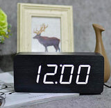 Wooden alarm clock