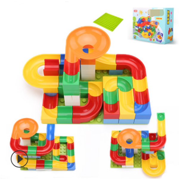 Children Large  Particles Assembled Slide Puzzle Blocks Toys 3-10 Years Old Boy Toy - Minihomy