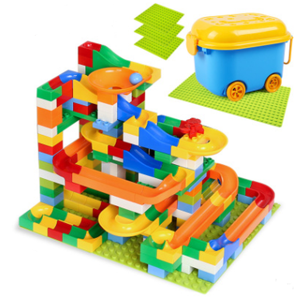 Children Large  Particles Assembled Slide Puzzle Blocks Toys 3-10 Years Old Boy Toy - Minihomy