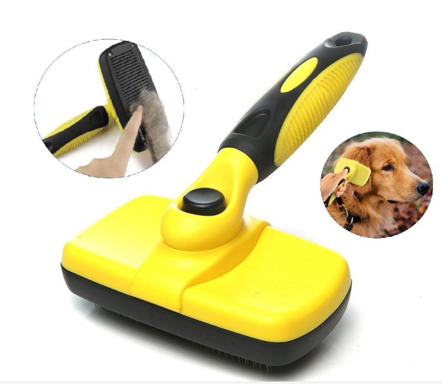 Pet Self Cleaning Slicker Brush - Minihomy