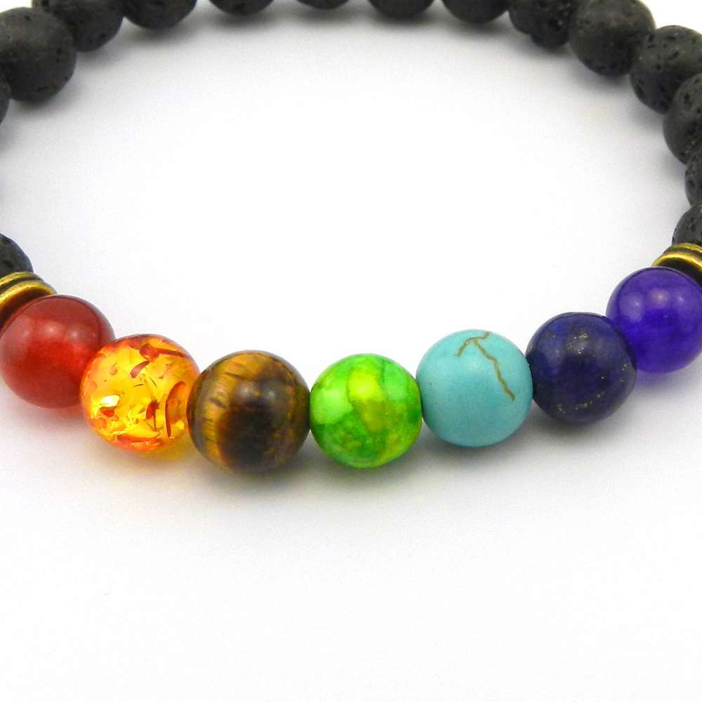 7 Colorful Agate Beaded Bracelet - Minihomy