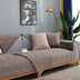 Thick Solid Color Plush Sofa Cushion For Autumn And Winter