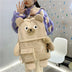 Japanese And Korean Ins Cute Bear Backpack Large Capacity - Minihomy