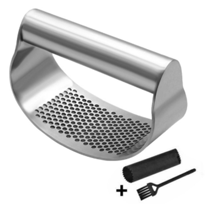 Garlic Press for Kitchen Pounding Garlic Ring Manual - Minihomy