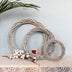 Christmas Vine Wreath Wicker Rattan Crafts Flower Arrangement Garland - Minihomy